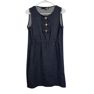 Love Moschino Denim Like Dress With Bows Size 4